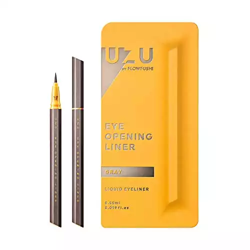 Flowfushi UZU Eye Opening Liner Liquid Eyeliner (Gray)